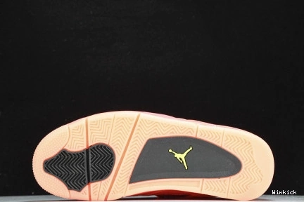RETRO AQ9128-600 WMNS NRG AIR BLACK-VOLT' PUNCH 'HOT JORDAN 4 0808
